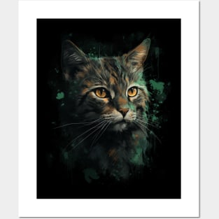 Cute Cat Miaw Posters and Art